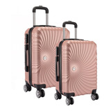 Kit 2 Mala De Viagem As65 Pequena P E Grande C/ Rodinhas 360