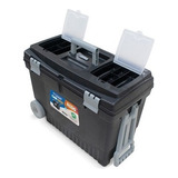Kit 2 Maletas Rodinhas Para Ferramentas Caixa Box Resistente