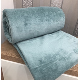 Kit 2 Manta Soft Bebê Infantil Cobertor Antialérgico Macio Cor Verde