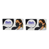 Kit 2 Mascaras Medix Preta Tripla