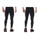 Kit 2 Meias Calça Térmica Segunda Pele Proteção Uv Masculina