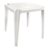 Kit 2 Mesas Fixas Quadrada 70x70 Branco Firenze Midobrasil