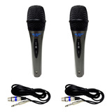 Kit 2 Microfones Dinâmico Leson Ls-300