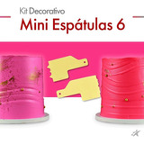 Kit 2 Mini Espátula Decorativa P/