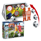 Kit 2 Mini Traves Infantil Golzinho Futebol C/ Bola Barreira