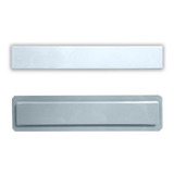 Kit 2 Molde Abs 1,5 Moldura Lisa Porta Janela 50x10cm Gesso