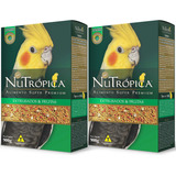 Kit 2 Nutrópica Ração Calopsita Extrusada