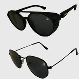 Kit 2 Oculos De Sol Hexagonal E Alok Original Volpz Uv400
