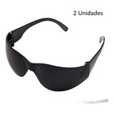 Kit 2 Oculos Epi Protecao Seguranca Modelo Croma Fume Ca