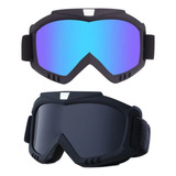 Kit 2 Óculos Esqui Jet Ski Snowboard Paintball Motocross Uv