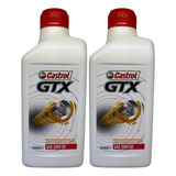 Kit 2 Óleo Lubrificante Castrol 20w50 Gtx Antiborra Api Sl