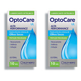 Kit 2 Optocare Lubrificante Oftálmico Ul Olhos Secos 10ml. 