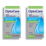 Kit 2 Optocare Lubrificante Oftálmico Ul Olhos Secos 10ml.
