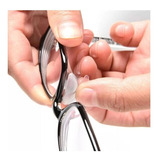 Kit 2 Par Plaqueta Oculos Adesivo Silicone Nariz Óculos 