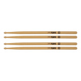 Kit 2 Pares Baqueta Pro Fire Spanking 5b Ponta De Madeira