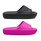 Kit 2 Pares Chinelo Nuvem Feminino Ortopédico Em Eva
