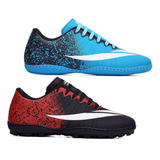 Kit 2 Pares Chuteira Futsal E Society Cr7 Campo Original 