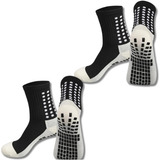 Kit 2 Pares De Meias Antiderrapante Esporte Futebol Crossfit