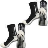 Kit 2 Pares De Meias Antiderrapante Esporte Futebol Crossfit
