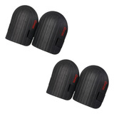 Kit 2 Pares Joelheira Assentamento Piso Ceramicas Cortag Cor Preto
