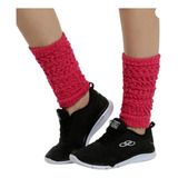Kit 2 Pares Meia Polaina Fitness Academia Aerobica 3/4 