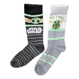Kit 2 Pares Meias Star Wars The Mandalorian Importado Usa