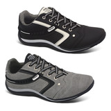 Kit 2 Pares Tênis Sapatenis Masculino Philos West Sapato