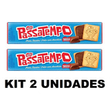Kit 2 Passatempo Chocolate Biscoito Recheado