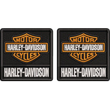 Kit 2 Pç Mini Brasão Harley Motociclista Moto P/ Colete Hd43