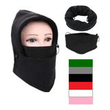 Kit 2 Pcs Balaclava Touca Cachecol Ninja Multifuncional Frio