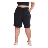 Kit 2 Pçs Bermuda Short Feminino