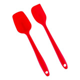 Kit 2 Pçs Mini Espátula Colher + Raspador Cozinha Pão Duro