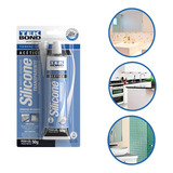 Kit 2 Pçs Silicone Acético Cola Transparente 50g Tek Bond