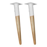 Kit 2 Pé Palito 50cm Ayme Eucalipto Resistente Forte Canhão
