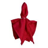 Kit 2 Peças De Guardanapo De Mesa 30x30 Casa Laura Enxovais Cozinha Decoração Dobrável Fácil De Lavar Elegância E Durabilidade Design Atraente Vermelho
