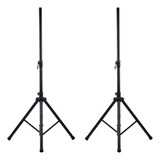 Kit 2 Pedestal Tripé Suporte Caixa De Som Staner Regulável