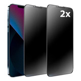 Kit 2 Película Privacidade Cerâmica Fosca P/ iPhone Proteção