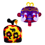 Kit 2 Pelúcias Blox Fruit Magma E Dragon Jogo Roblox Fruta
