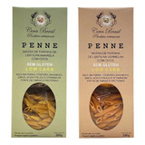 Kit 2 Penne Lentilha Ceres Vermelha Amarela 200g Sem Glúten