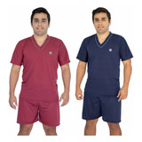 Kit  2 Pijama Adulto Masculino