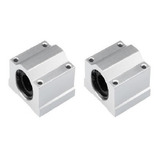 Kit 2 Pillow Block 8mm Rolamento Sc8uu Scs8uu Cnc Router 3d