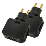 Kit 2 Pino Adaptador Benjamin T Articulado 3 Saídas 20a