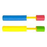 Kit 2 Pistolas De Agua Lançador Tubo Isopor Arminha De Água