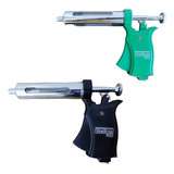 Kit 2 Pistolas Vacinador Automático R50 Walmur/walbras Cor Preta+verde