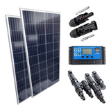 Kit 2 Placa Solar 150w +