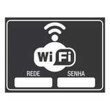 Kit 2 Placas Senha Do Wifi