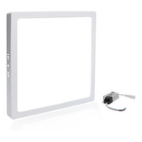 Kit 2 Plafon Sobrepor Quadrado Led 30x30 3000k 24w 25w