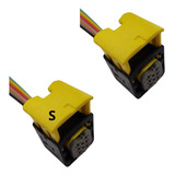 Kit 2 Plug Chicote Pisca Diant Scania S5 Farol Volvo Vm 2015