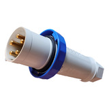 Kit 2 Plugue Industrial 4p+t 63a 200/250v Azul 9h N5579