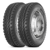 Kit 2 Pneu Durable Aro 22.5 295/80r22.5 152/148m 18pr Tl Dr8